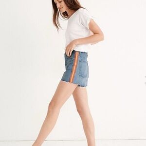 Madewell The Perfect Vintage Short with Side Stripe